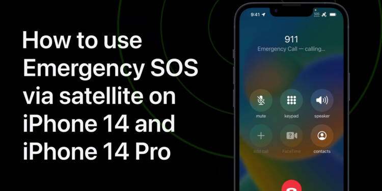 【日本でも利用可能に】「衛星経由の緊急SOSの使用方法」をAppleが公開